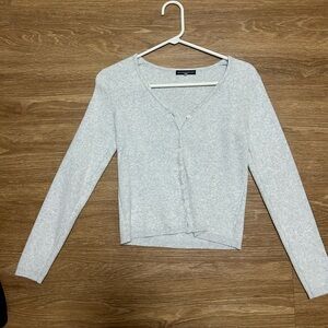 Shannon Ribbed V neck cardigan